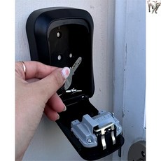 꿀이맘쓰리 다이얼 열쇠보관함 블랙 개인사물함