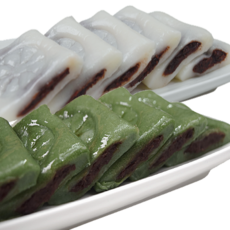 이든미 앙금절편떡백1kg+쑥1kg 개별포장, 앙금절편 백+쑥, 1kg, 1세트