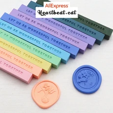 씰링 왁스 전용 밀랍 스트립 페인트 스탬프 로드 스크랩북 카드 봉투 청첩장 선물 10 개, 한개옵션1, 26 10PCS