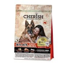 切爾西 CHERISH 低敏配方天然高齡犬糧 雞肉鮭魚 3kg/8kg 高齡犬飼料, 3kg, 1個, 雞肉+鮭魚