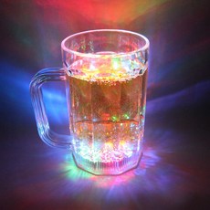 led 플라스틱 쏘맥 맥주잔, 1개