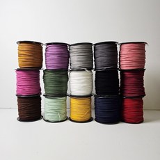 3mm 샤무드끈 1롤 50야드 90m 리본 포장끈, 1개, 퍼플