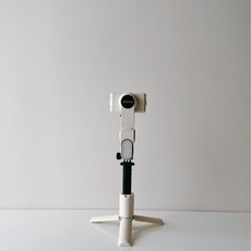 MAGIPEA 美極品【單軸AI跟拍穩拍器】免手動360度追蹤，直播自拍穩定器，AI自動跟拍自拍棒, 星雪白, 1個, AI單軸跟拍三腳穩定器