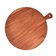 대형 원형 핸들 도마 캠핑용 주방 도구 18T 핸들형