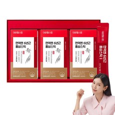 [선물세트] 대원제약 대원헬스 면역엔 6년근 홍삼스틱(소비기한 2026.09.10), 1세트, 30회분