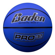 Baden | Pro32 재미있는 색상 내구성 있는 고무 농구공 블루 사이즈 7 (74.9cm(29.5인치))