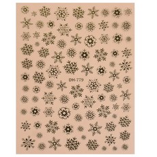 오아루 크리스마스 눈꽃 네일스티커, 1개, SN-03