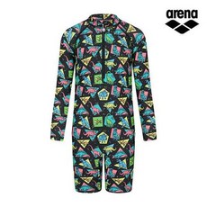 [브랜드정품]아레나 프렌즈 아동 슈트 ( A4BB1BI32) BLK 강습수영복 휴가수영복