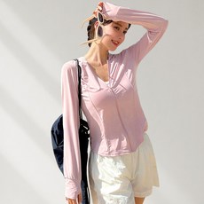 비키비키 어뮤즈 여성 래쉬가드 상의 비치웨어 수영복 UPF50+