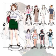 【現貨】抱漫閣 亞克力立牌 人妻之脣燒酒之味OVA 穀美二次元週邊精品店商品 15cm, 久慈希美,15cm 雙面印刷 立牌, 1個