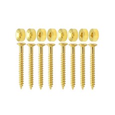 TD.Shopthuyduongls 8PCS 골드 넥 마운팅 조인트 페룰 부싱 나사 세트 기타 베이스용 2362481, TD.Shopthuyduongls 8PCS 골드 넥 마