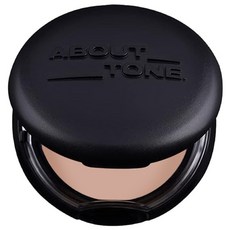 ABOUT TONE. 黑盒遮瑕蜜粉餅 呈現霧面光滑肌膚紋理 高服貼感 薄透遮瑕, 2號 明亮色, 1個