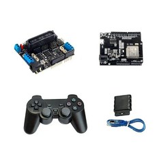 로봇용 실버 6 DOF 로봇 금속 합금 암 클로 MG996 DIY 키트 교육 Ps2 프로그래밍, 10 Control board 3, A