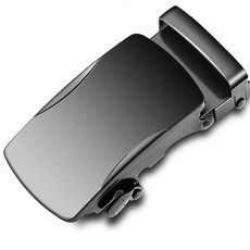 남성용 가죽 벨트 버클 싱글 매듭 캐주얼 크로스 보더 스타일 4.0 자동 폭 3.5CM, T 싱글 버클 2 점 블랙