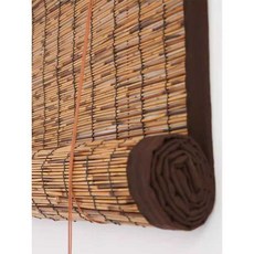 갈대발 가리개 나무발 자연소재 블라인드 난간 차양, 150x200cm