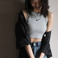 歹罔郎 女生運動背心 彈力透氣修身款 窄肩短版設計 多款顏色可選