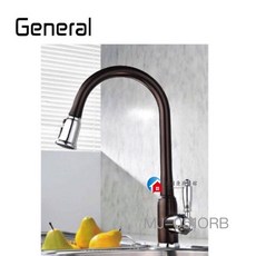 富爾康 General廚房不鏽鋼冷熱水龍頭，MJ-051ORB不銹鋼冷熱水龍頭，名將無鉛台面式龍頭, 1個