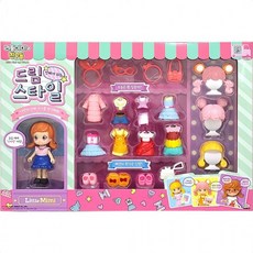 리틀미미 드림스타일 코디 인형 놀이 여아 장난감, 1개, 상세페이지 참조