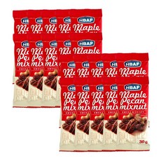 HBAF 바프 메이플피칸 믹스넛 견과류 믹스견, 30g, 20개