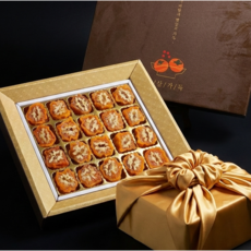 [보자기포함] 곶감 호두말이 선물세트 프리미엄, 1박스, 30구 (450g)