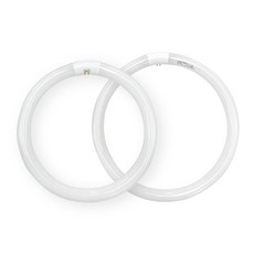 번개표 써크라인 단파장 형광등 환형램프 삼파장 전구 40W, 주광색, 1개