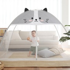 다샵 캐릭터 원터치 모기장, 큐티캣 그레이