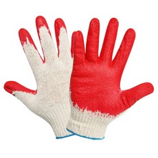 서준산업안전 국산 적색 반코팅 장갑 100켤레 국산 고급 코팅장갑, 100개