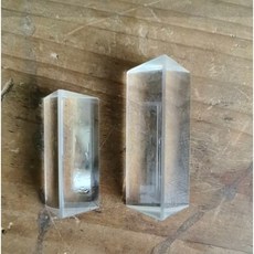 삼각 프리즘 광학용 삼각 과학 실험, 21mm, 2개