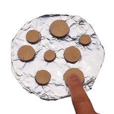 초등 밤하늘관찰 달표면 모형제작용 점토키트 4인 초등교구 과학체험교실 천체수업용, 2개