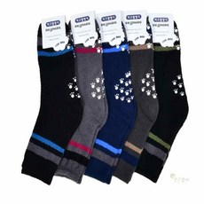 YGSA 링글패턴 수면양말 5켤레입 국산양말