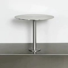 카페 테이블 원형 커피테이블 스텐 원형 테이블 스테인리스 30, F. 50 브러 라운드 테이블 컬럼