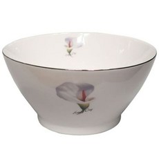 도자기 대접 냉면기 탕기 국그릇 접시 식기 백합 1p hee+2006hy