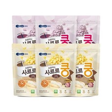 처음먹는 유기농 사르르쿵 2종 6봉(오리지널/자색고구마), 오리지널 6봉, 6개, 오리지널, 자색고구마