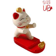 크레아 행운 고양이 휴대폰 거치대, 대운팍팍, 혼합색상, 1개