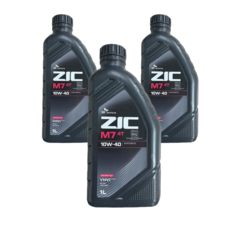 SK엔무브 지크 ZIC M7 4T 10W40 1L 오토바이엔진오일, 3개, ZIC M7 4T 1L