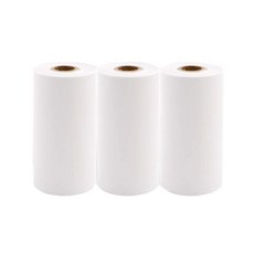 PAPERANG P1 P2 프린터용 인쇄 가능한 용지 감열지 57X30mm 인화지 3롤