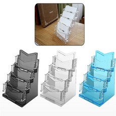 명함홀더 4단 투명명함홀더, 투명