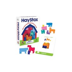 骰子人桌遊 農場拼拼 Hay Stax(英)親子共學.空間邏輯.闖關挑戰, ., 1個