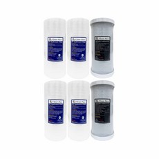 CleanPure 10吋大胖一年份濾心組 食品級濾材 長效過濾 安裝簡便 適用多款淨水器, 1箱, 1微米PP