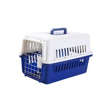 F.P 友善夥伴 寵物運輸籠 波音運輸籠 天窗款 航空運輸籠 航空箱 外出籠『寵喵』, 1個, HKX-001航空運輸籠[深藍](迷你),單筆宅配限一組(過重運費另計)