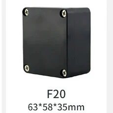 블랙 박스 방수 케이스 플라스틱 상자 전자 프로젝트 악기 정션 하우징 New, 08 F20, 01 63x58x35mm