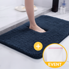 아룸 주방 욕실 흡수력좋은 푹신 발매트, 네이비