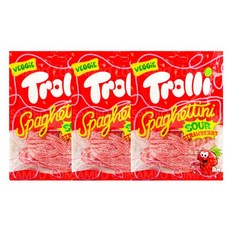 트롤리 스파게티니 사우어 딸기맛 (3개)+모티브코리아Shop, 1개