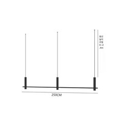 의류 매장 걸이대 행거 의류진열대 폴행거 건조대 의류용, 공식 기본형, 250cm
