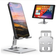 Nonser Cell Phone Stand Adjustable Aluminum Phone/Tablet Non-Slip Desktop Holder Wide Compatibil, Nonser Cell Phone Stand, Adjus