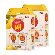 HAITAI 韓國梨汁 12罐組 238ml x 12, 2套