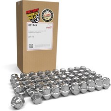 Wheel Accessories Parts 40피스 M12x1.5 12x1.5 스레드 OEM 스타일 러그 너트 3.2cm(1.25인치) 32mm 길이 크롬 1.9cm(3/4인치, Wheel Accessories Parts 40피스 M