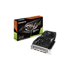 GIGABYTE 지포스 GTX 1660 Ti OC 6G 192비트 GDDR6 디스플레이 포트 1.4 HDMI 2.0B 윈드포스 2X 쿨링 시스템 그래픽 카드 - Gv-N166T