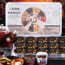 일상 양생차 인삼 황정 두충 웅화 양생차 개별포장, 1세트, 15개입, 20g