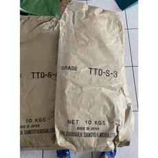 日本石原化學 奈米防曬鈦白粉或二氧化碳粉TTO-S-3，TTO-S-4，10KGS包裝，平均粒徑15奈米, 1個
